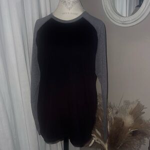 [g] George black & gray longsleeve shirt men’s Medium (38-40) t-shirt casual top